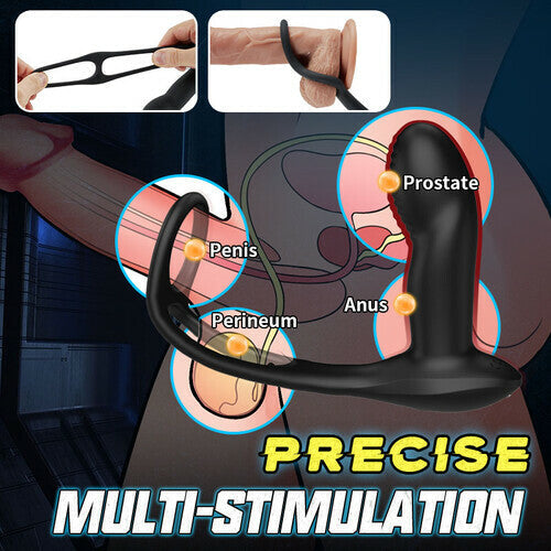 
                  
                    Joysides Remote Control 9 Vibrating & Wiggling Prostate Massager Anal Toy
                  
                