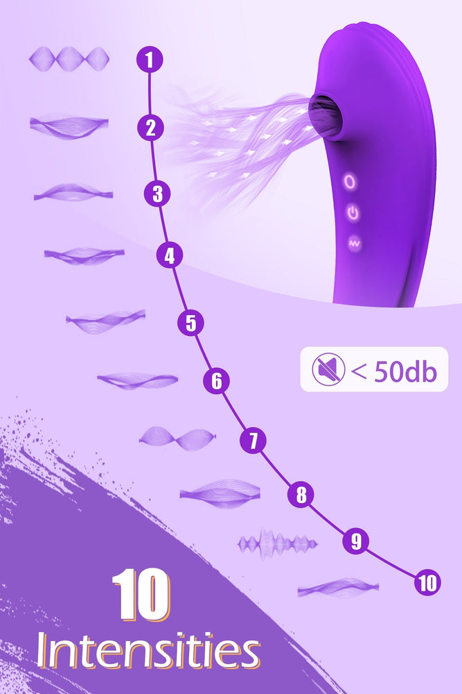 
                  
                    Egil - Clit Stimulator in Purple with Suction & Vibration
                  
                