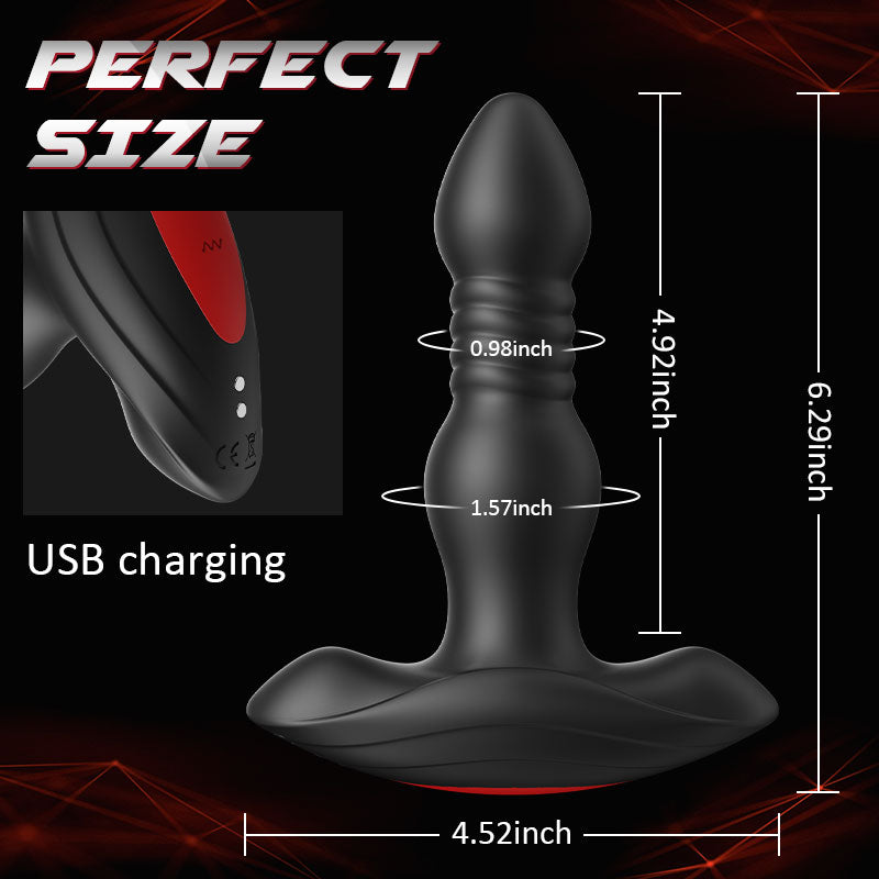 
                  
                    INVADER 3 Thrusting 10 Vibrations Anal Plug with Remote Controller
                  
                
