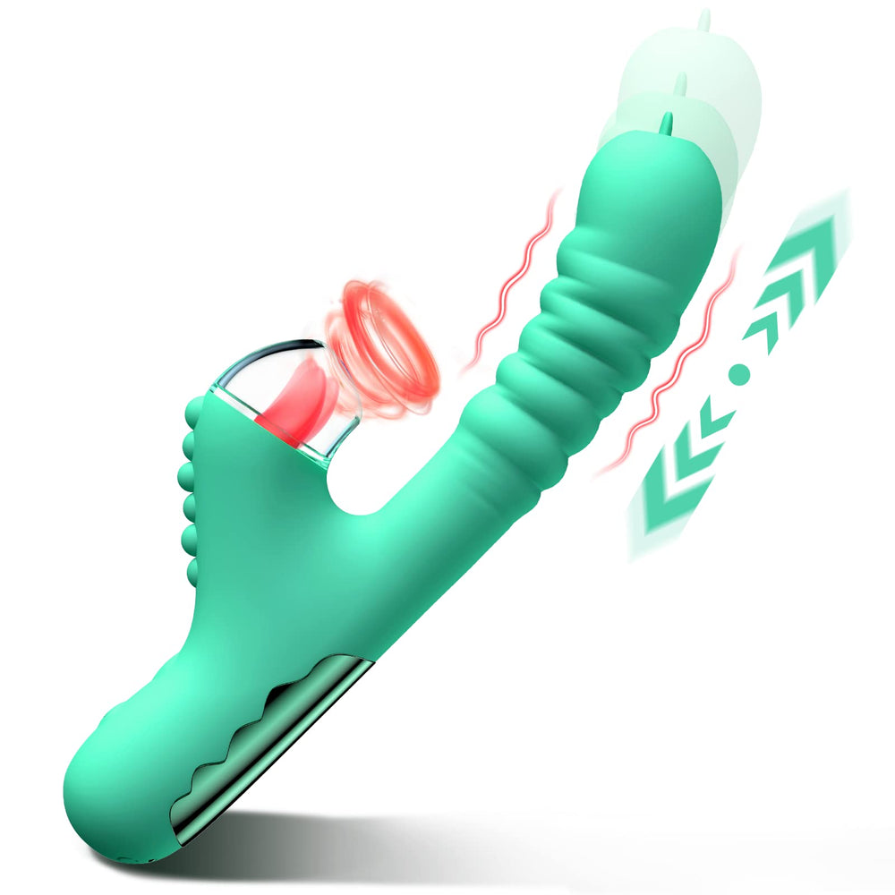 
                  
                    G Spot Vibrators with 8 Powerful Thrusting, 3 Suction Modes & 8 Vibrations
                  
                