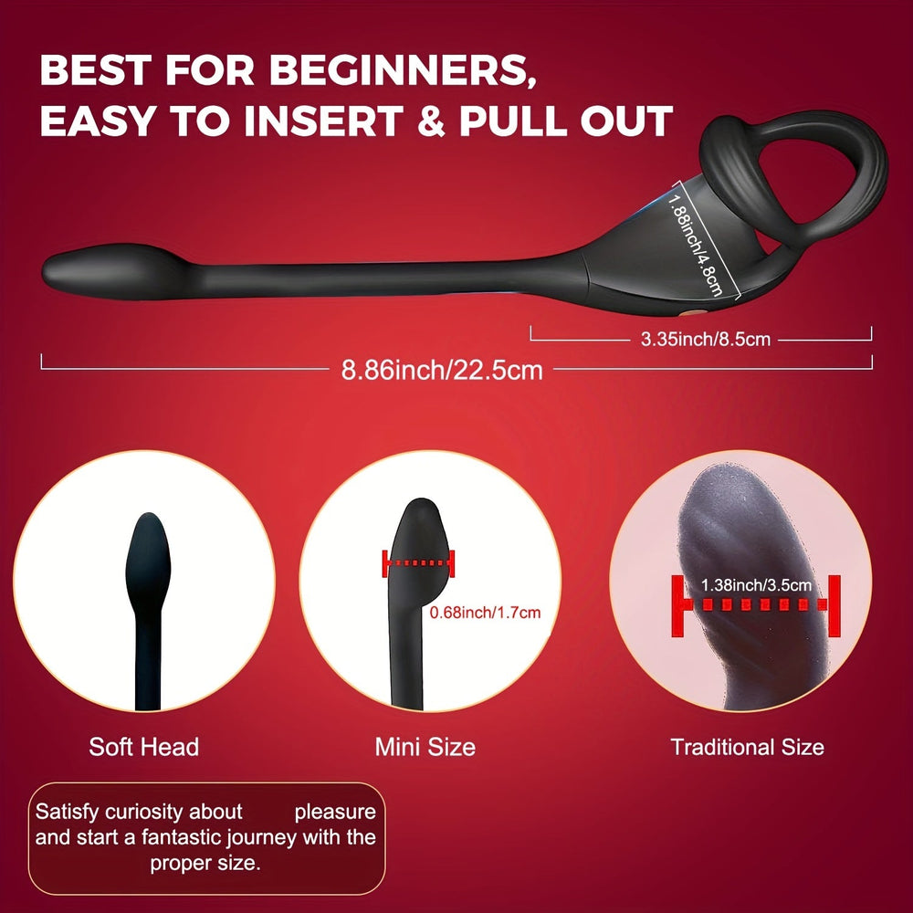 
                  
                    1pc Vibrating Penis Ring Stimulator With Mini Prostate Massager, App Controlled Anal Adult Couples Sex Toys For Men, Remote Control Anal Butt Plug Penis Ring Vibrator Male Sex Toy, Vibrators For Men
                  
                