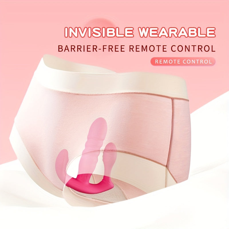 
                  
                    1pc 3 Retractable Wearable Vibrator Sex Toy For Vaginal And Anal Penetration And Clitoral Stimulation Female Sex Toys
                  
                