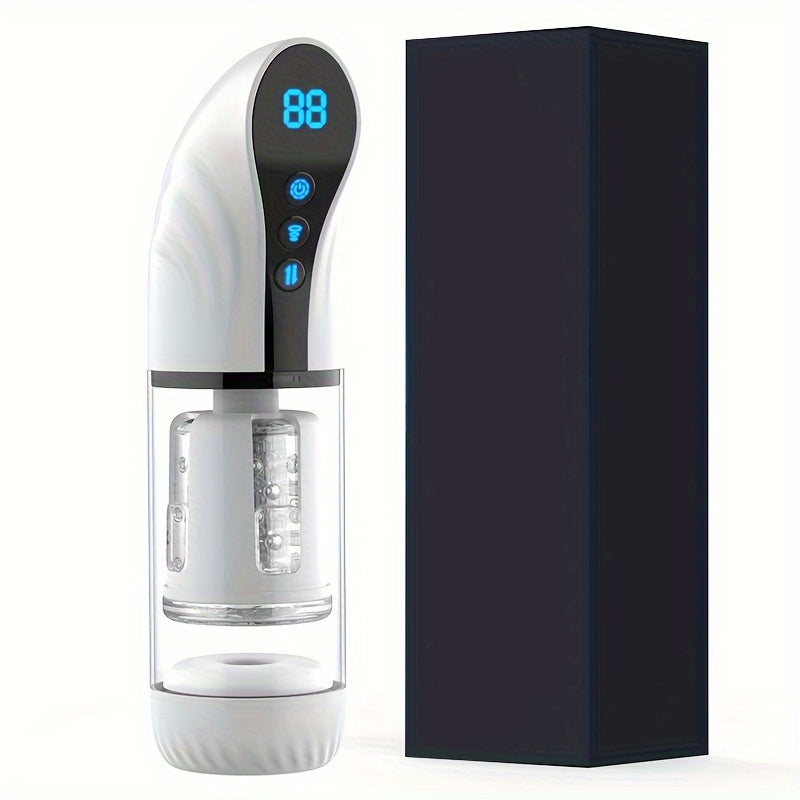 
                  
                    1pc Male Masturbator Sex Toy Male Masturbation Cup 9 Telescopic Frequencies, 9 Sucking Frequencies, 9 Rotating Frequencies, USB Charging, Adult Products, Sex Toy
                  
                