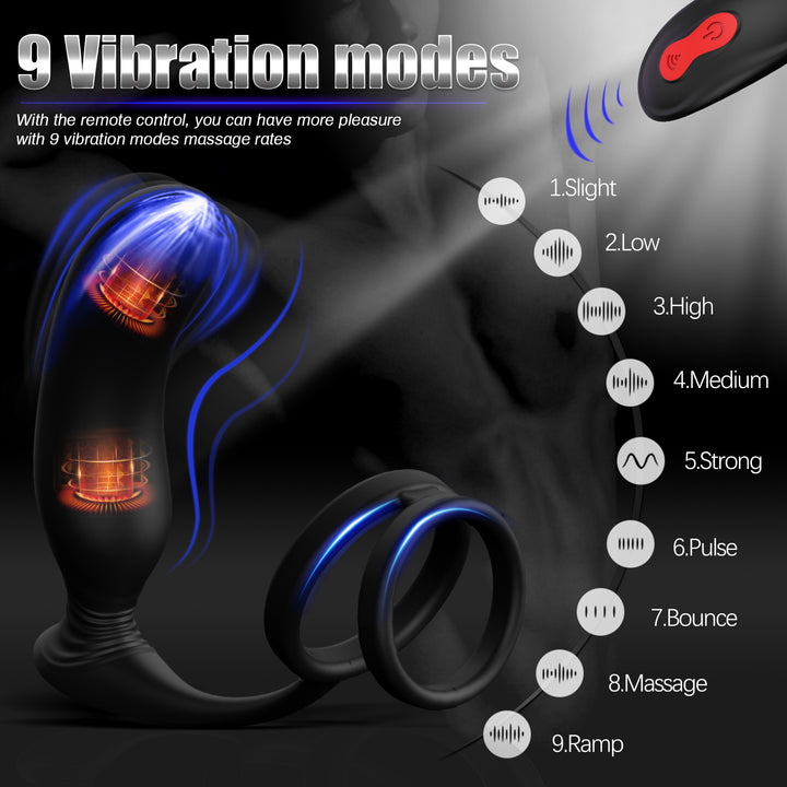 
                  
                    Triple Stimulation Anal Butt Plug with Vibration Function
                  
                