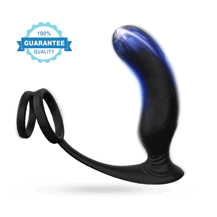 Triple Stimulation Anal Butt Plug with Vibration Function