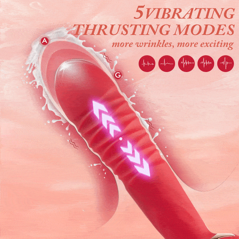 
                  
                    Red Rose Low Noise 5 Thrusting & Vibrating 7 Tongue Licking Vibrator
                  
                