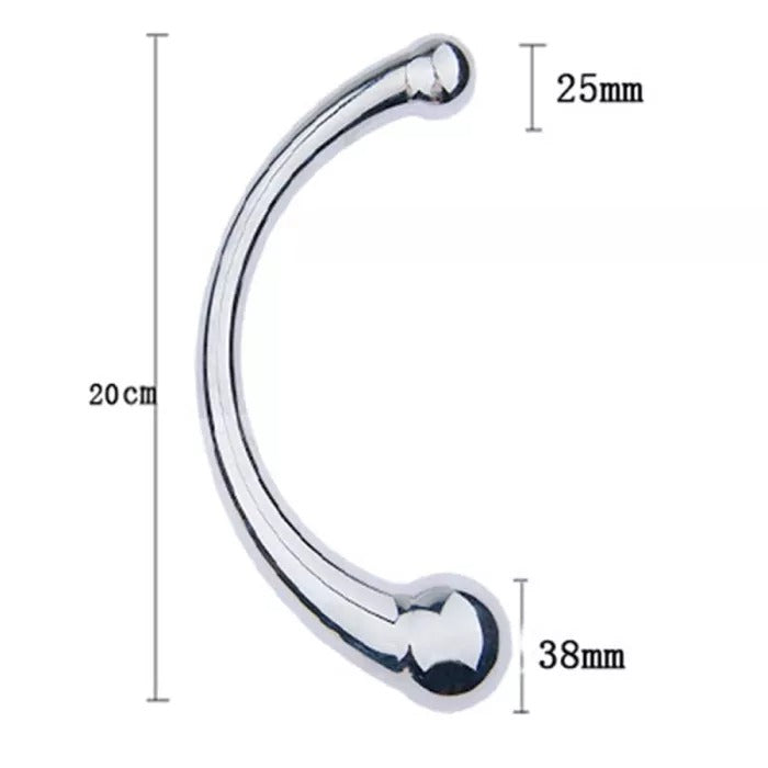 
                  
                    Double-Head Curve Shape Stainless Steel G-Spot Anal Hook
                  
                