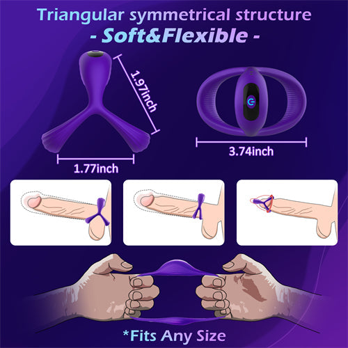 
                  
                    Louise - Triangular Penis Vibrating Ring
                  
                