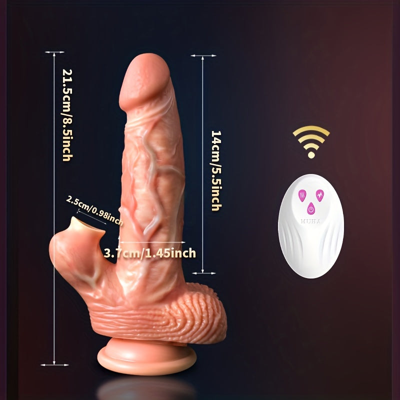 
                  
                    1pc Thrusting Dildo Vibrator, Seven Models Sucking/Heating/Vibrating/Thrusting, Realistic Vibrating Dildo With Suction Cup, Silicone Dildo For G-spot Clitoral Anal, Adult Sex Toy For Women
                  
                