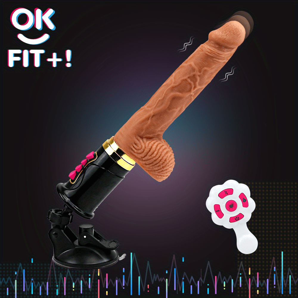 
                  
                    1pc Remote Control Thrusting Vibrating Dildo, Vibrator Sex Toy With 6 Thrusting Actions & 8 Vibration Modes,Strong Suction Cups, With Heating Function, Realistic Vibrating Dildos For G-spot And Anal Stimulation, Vibrating Dildo For Women Masturbation
                  
                