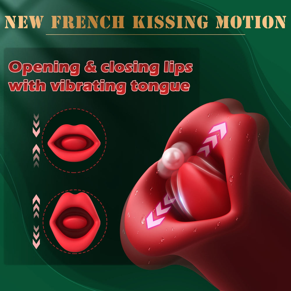 
                  
                    Oral Sex Pro with Unique French Kissing Motion & Vibrating Tongue
                  
                