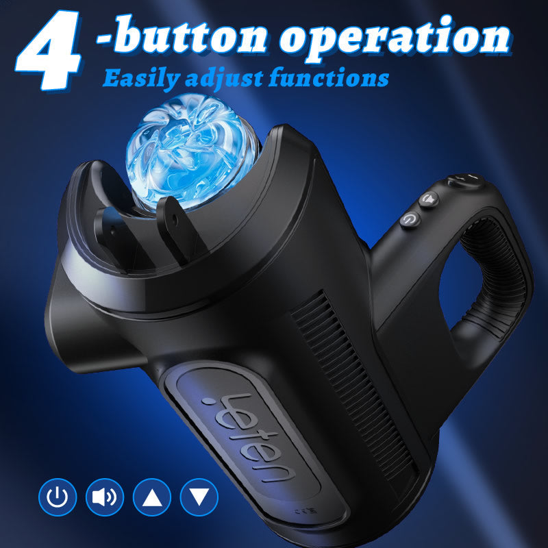 
                  
                    Leten 10 Thrusting High-speed Motor Masturbator Cup with Phone Holder
                  
                